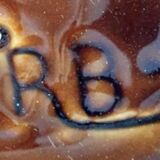 Fruit cup in the shape of vintage leaf sign rb
