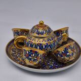 Miniature tea service in Benjarong style – Hand-painted porcelain
