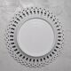 Antique pierced dessert plates