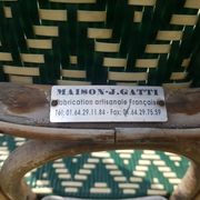 Lot of 15 bistrot terrace chairs Maison Gatti