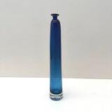 Vase by Marisa and Alain Begou in blown glass, France 1980