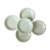 Set of 8 plates ceramic caps / hollows, Salins, vintage