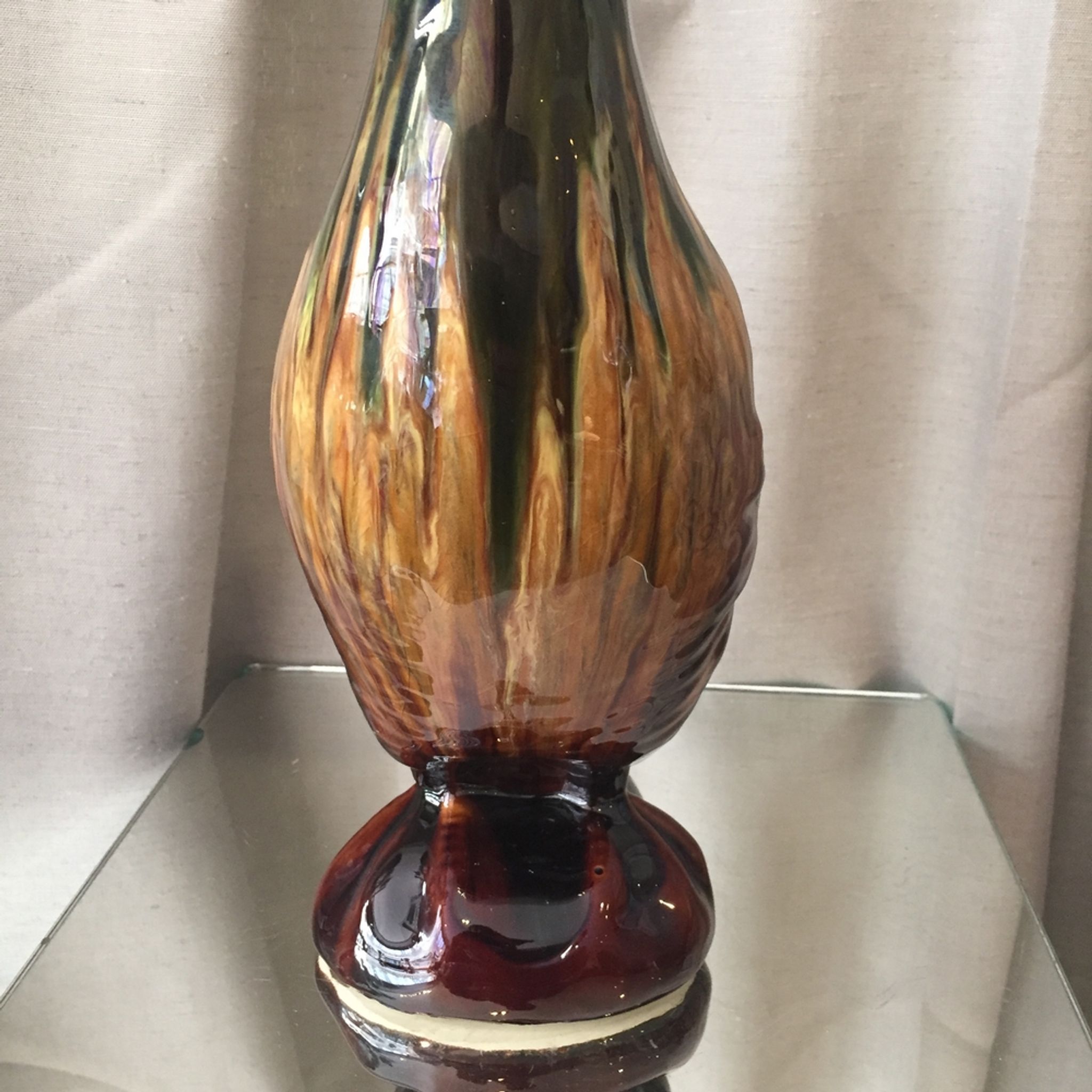 Vintage ceramic duck pitcher from vallauris