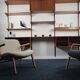Modular bookcase vintage teak Danish, Designed by Kai Kraistensen for FM Mobler