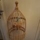 Vintage rattan pendant light from the 1950s and 60s