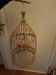 Suspension en rotin vintage 50 , 60'S