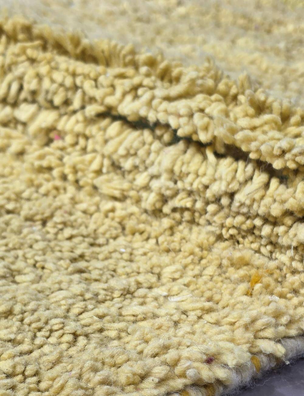 Tapis Jaune Contemporain - 306 x 206 cm
