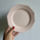 Set of 6 vintage dessert plates from Saint Amand.