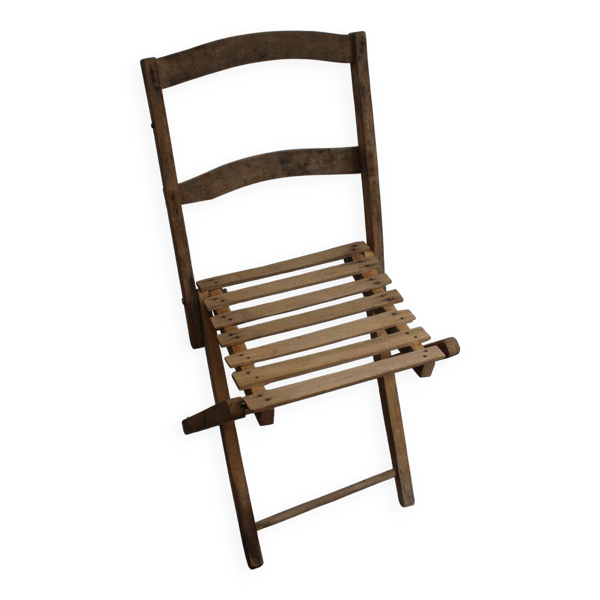 Chaise enfant pliante en bois