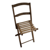 Folding wooden children's chair