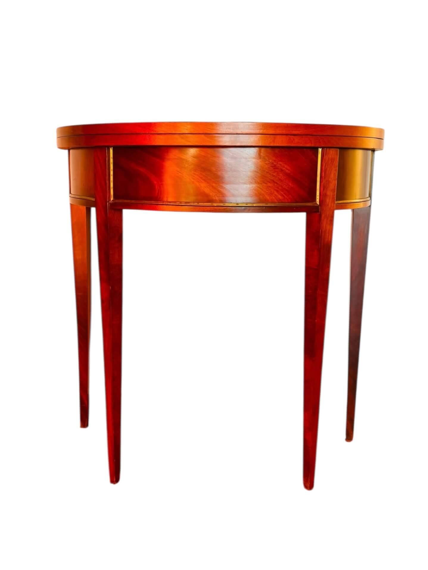 Table console demi-lune