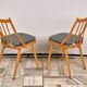 Set of 2 H-214 Dining Chairs by Jindřich Halabala, 1930s, Czechoslovakia