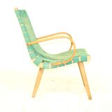 Fauteuil en hêtre, Suède, 1970