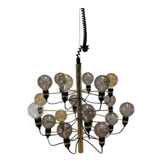 Large vintage metal design pendant light.