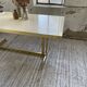 Brass table 1970 Italian lacquer