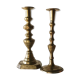 Brass candlestick duo
