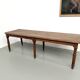 Table en chêne massif à 6 pieds tournés (1900)