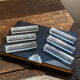 Crystal knife rest, diamond tip