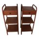Paire de chevets d’internat métal 1960