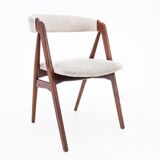 Eight dining chairs, designed by Th. Harlev for Farstrup Mobler, Denmark, 1950s, renovated