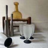 Amber glass carafe, France 1970