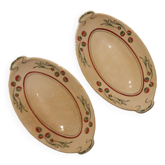 Lot 2 raviers Villeroy & Boch art-déco