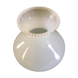 Ancient dome lampshade in white opaline