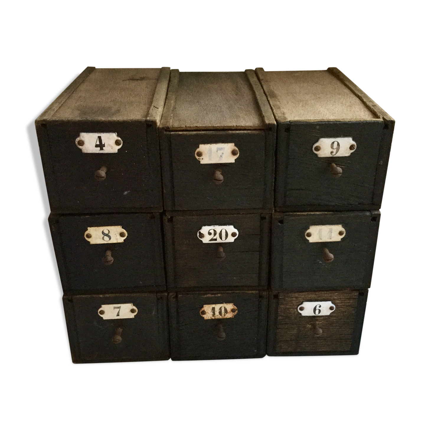 Vintage wooden boxes 50s