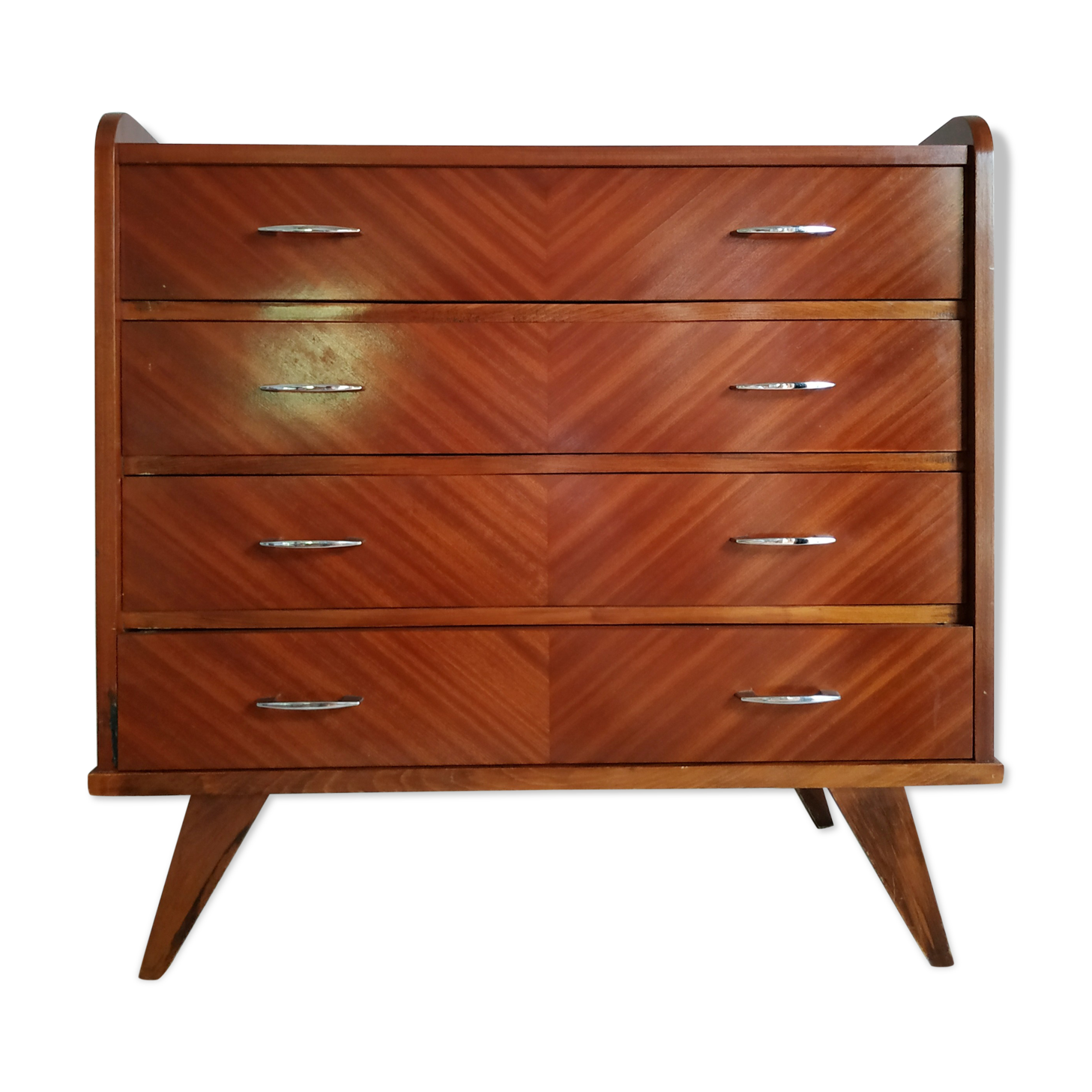 Chest of drawers vintage feet compass