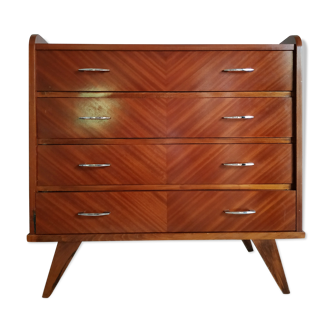 Chest of drawers vintage feet compass