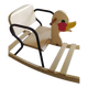 Magnificent and rare vintage rocking duck from the 1950s.