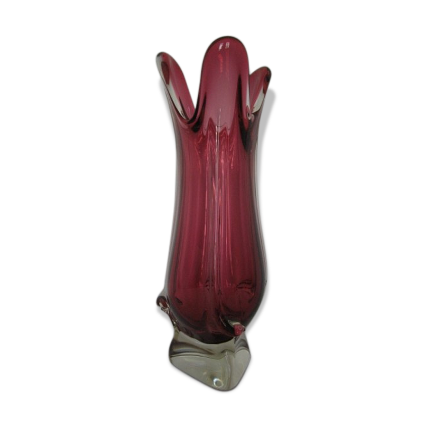 Vintage Val St. Lambert glass vase