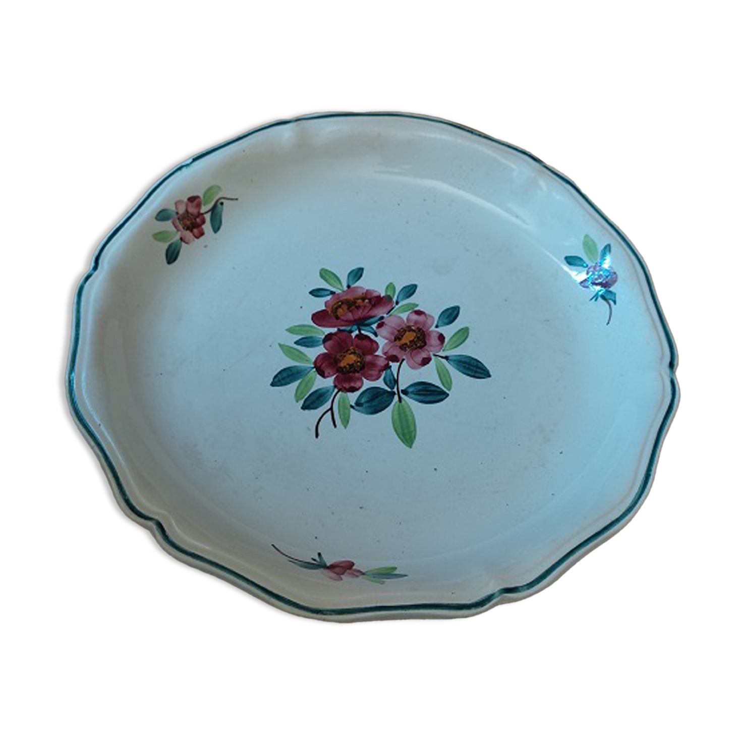 Display cakes Sarreguemines Amazonas Porcelain dish
