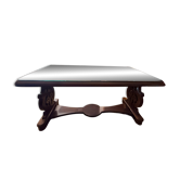 English coffee table in mahogany – Victorian legs circa 1880 – provenance