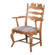 Mid-Century Modern Razorblade Armchair in Oak by Henning Kjærnulf, 1960s