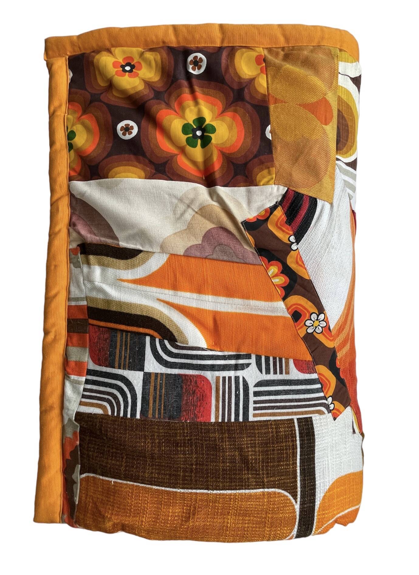 Couverture en patchwork vintage