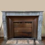 Fireplace style Louis XVI gray marble