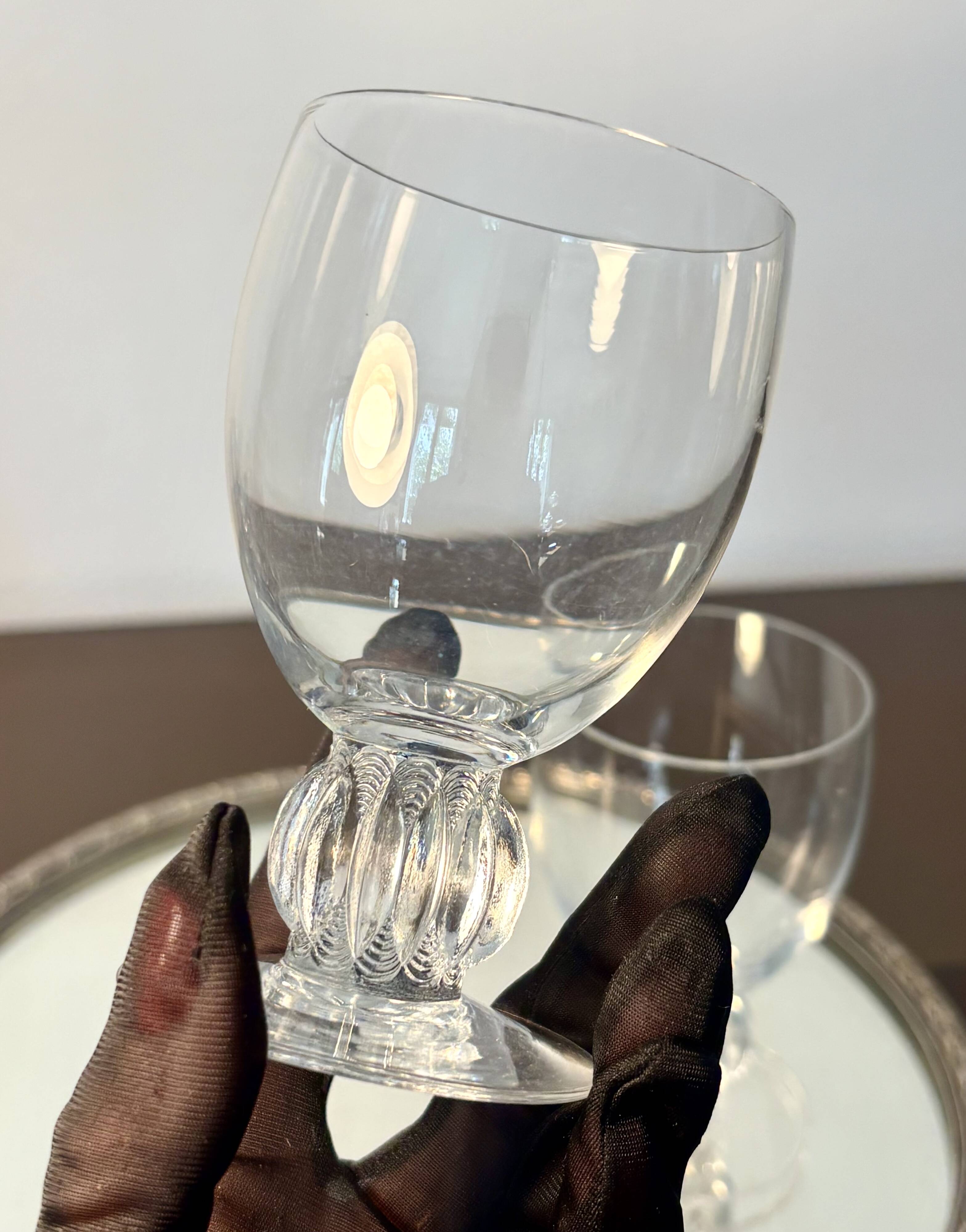 2 verres m.Alger R.Lalique avant 1945