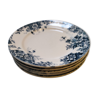 6 flat plates saint Amand "Marie -Louise"