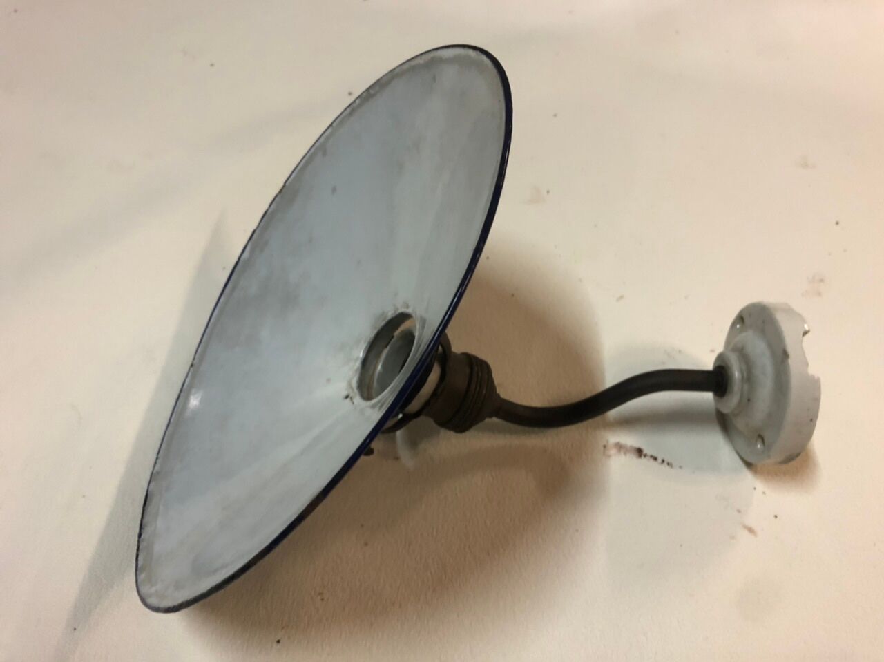 Blue enamelled sheet 1900