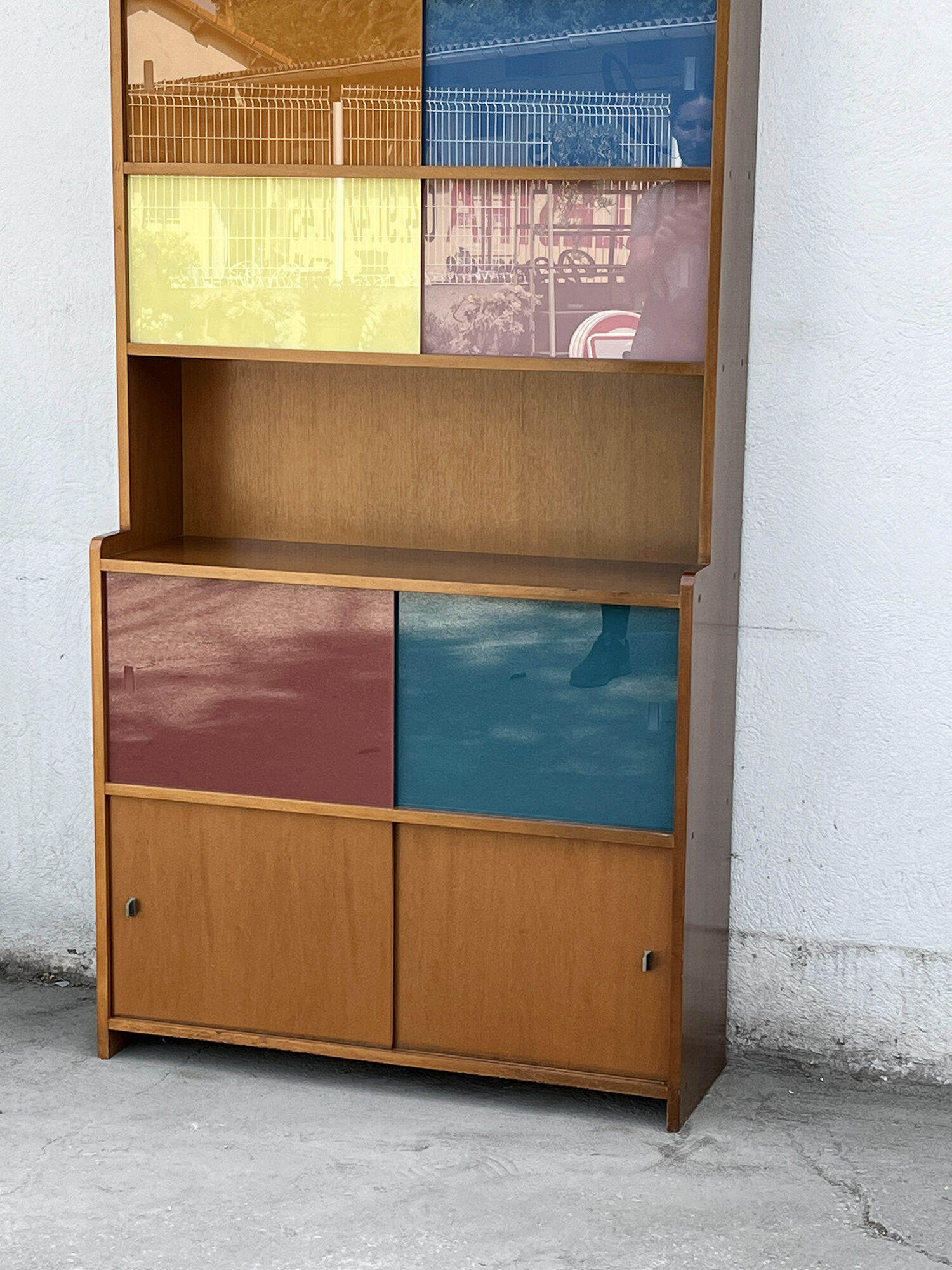 Vintage library from the 60s