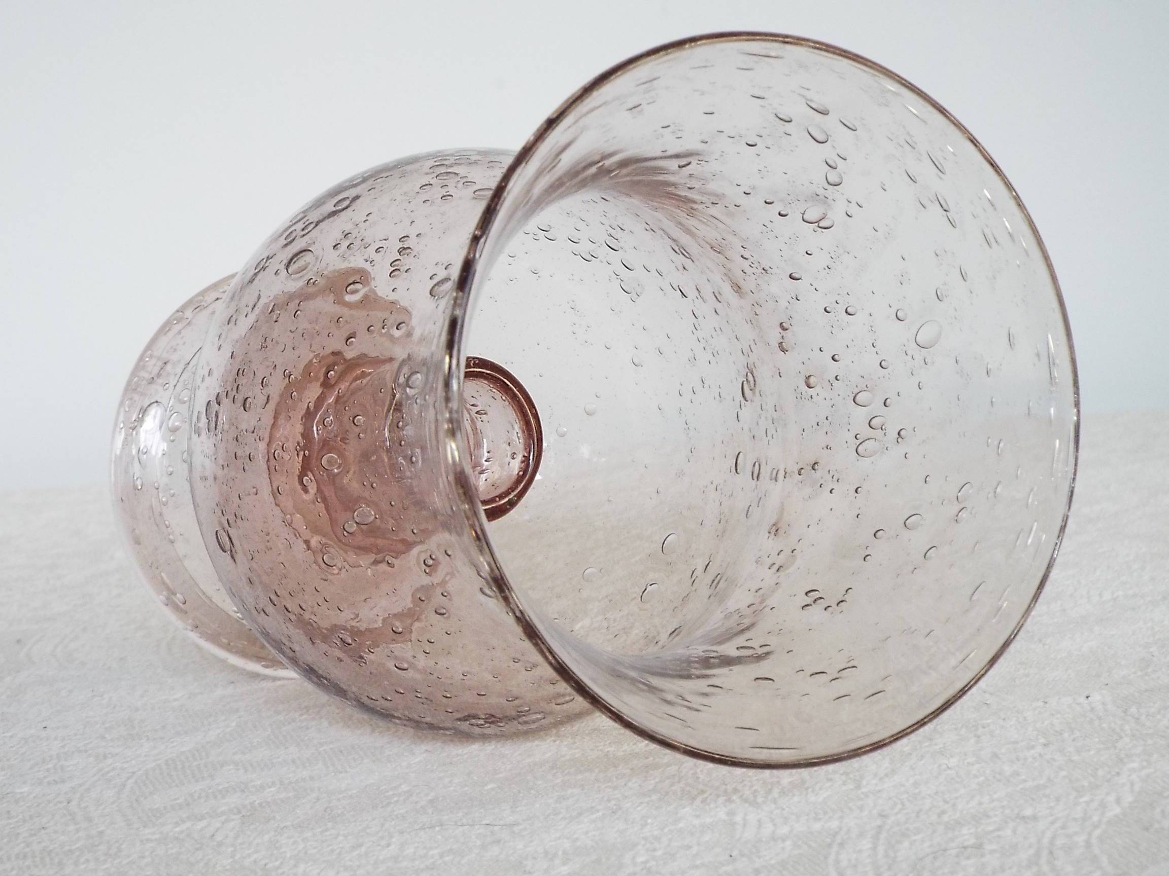 Biot vase candle holder