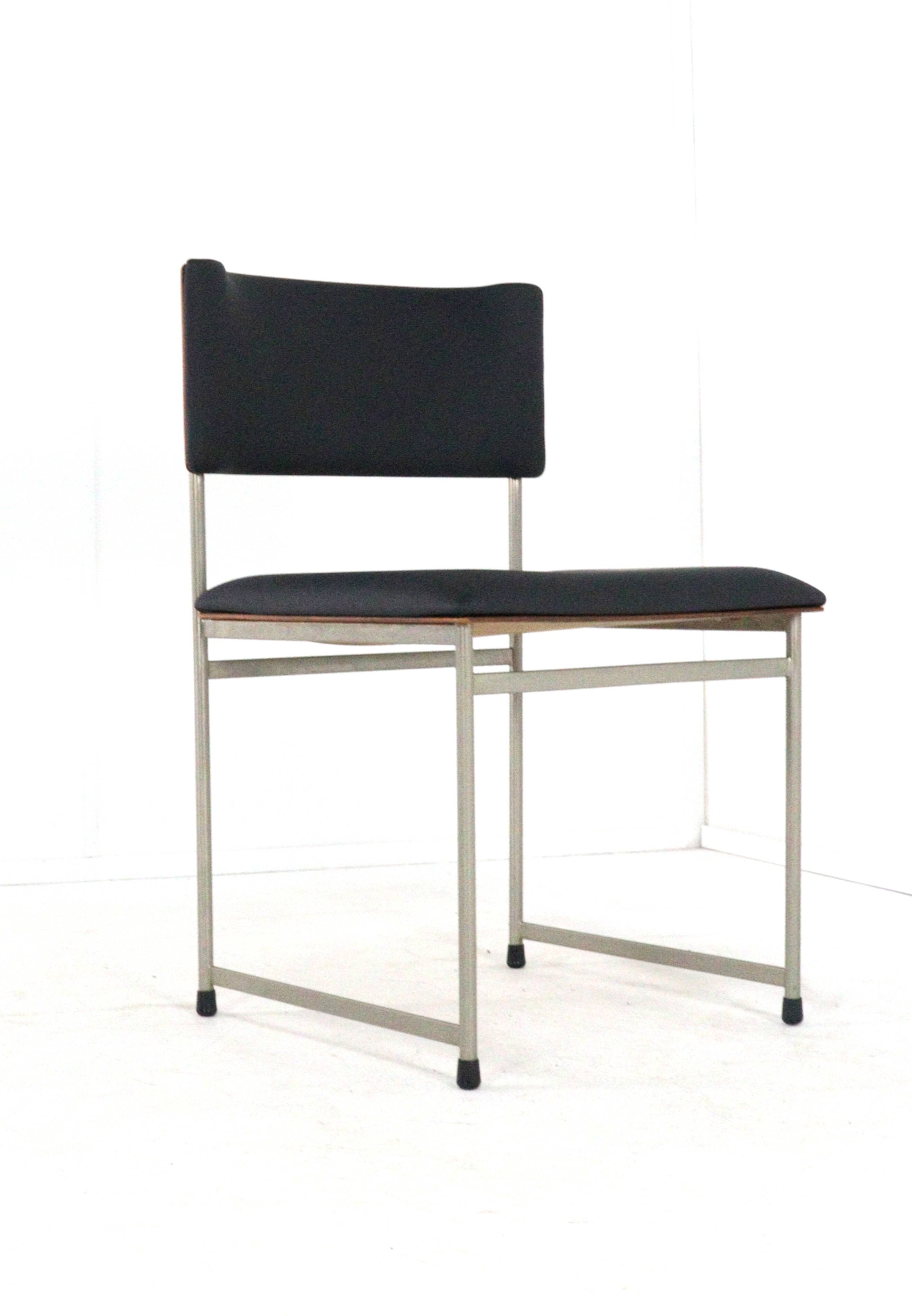 Pastoe SM08 dining table + 6 chairs - dutch design - mid century modern