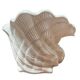 Shell-shaped ceramic vase