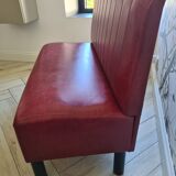 2 benches of bistro imitation leather