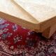 Brutalist coffee table 70s natural stone of Les Eyzies