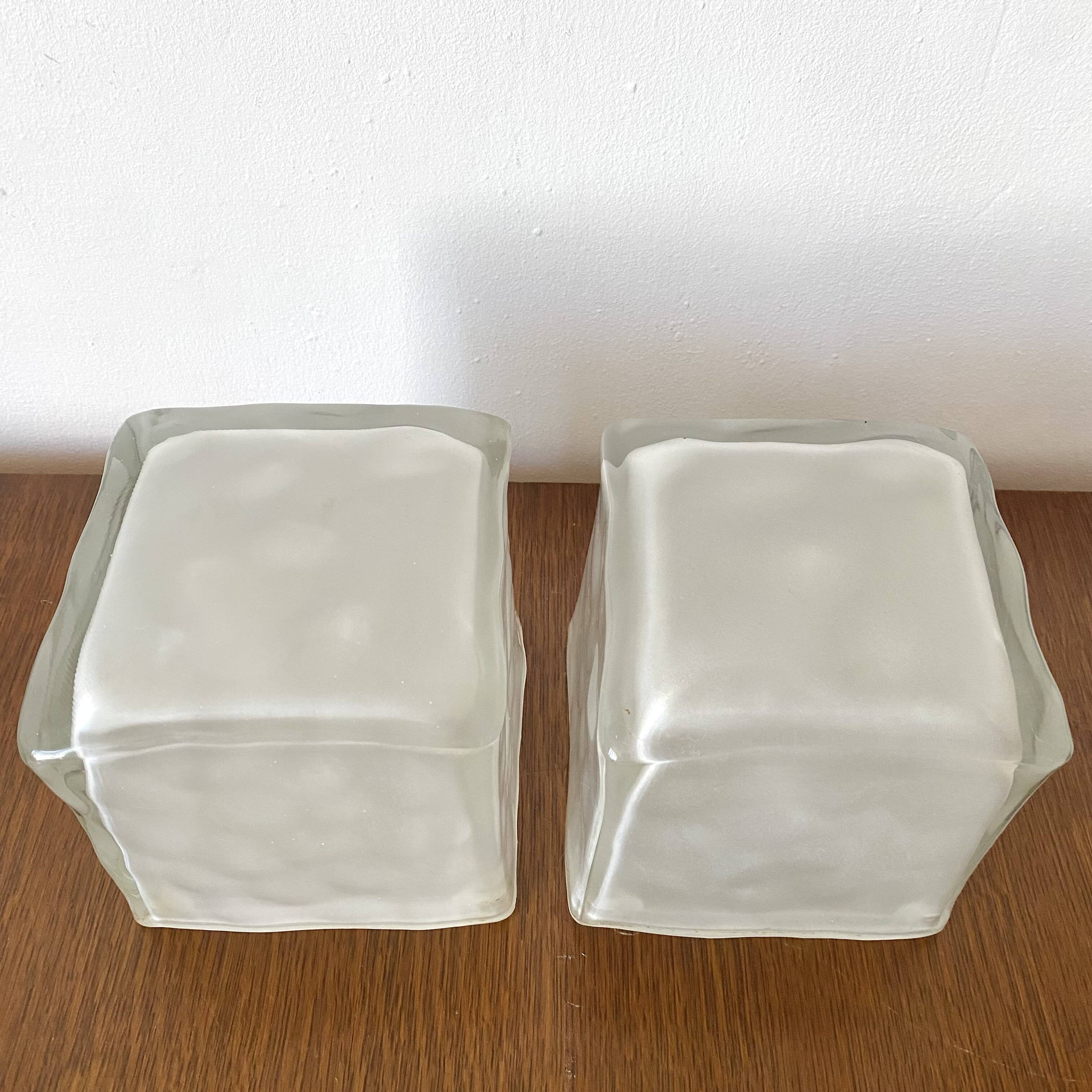 Vintage IKEA Iviken Ice Cube Lamps