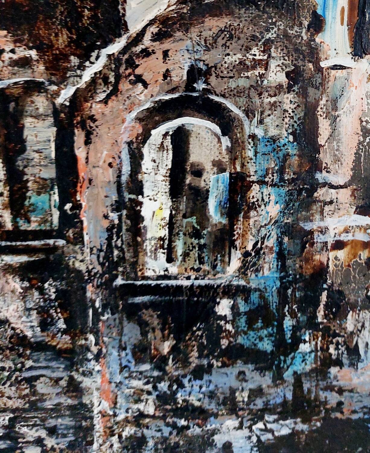 Nocturnal oil painting