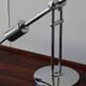 Solere Paris desk lamp with chrome metal pendulum, 1980s