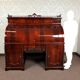 Large cylinder desk Louis-Philippe in mahogany and maple - 1840-1860